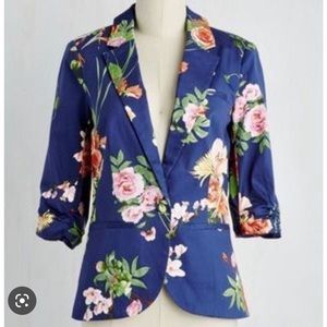 ModCloth NWT Floral Blazer size L
